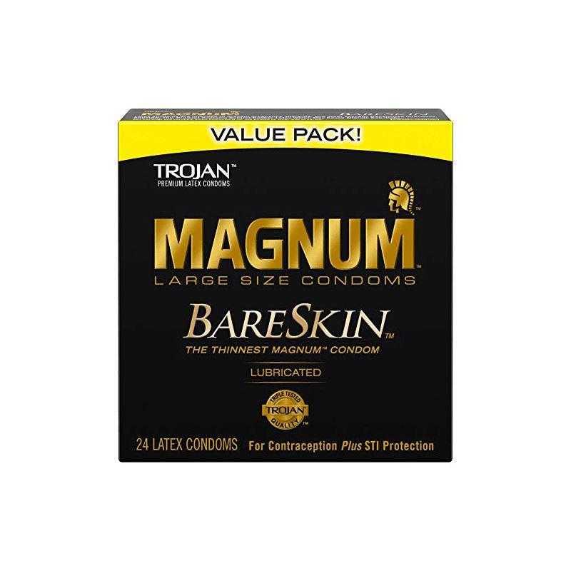 Trojan Magnum BareSkin Condoms - 24 pack - CheapLubes.com