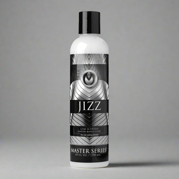 Master Series Jizz - Cum Scented Wate-Based Body Glide - 8.5 oz (250 ml) - CheapLubes.com
