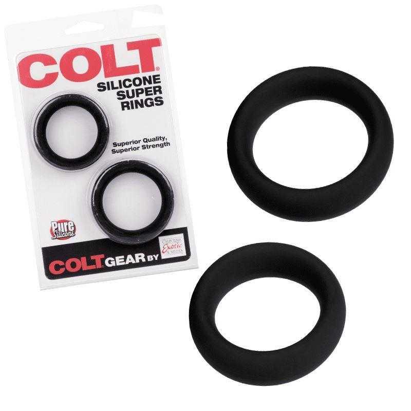 Colt Silicone Super Rings - Black - CheapLubes.com