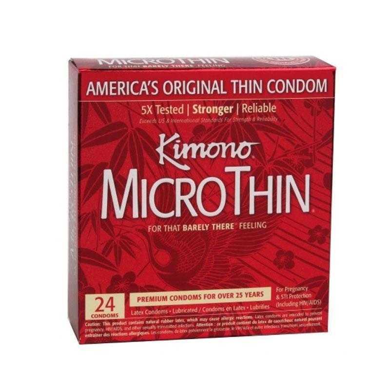 Kimono MicroThin Condoms - 24 Pk - CheapLubes.com